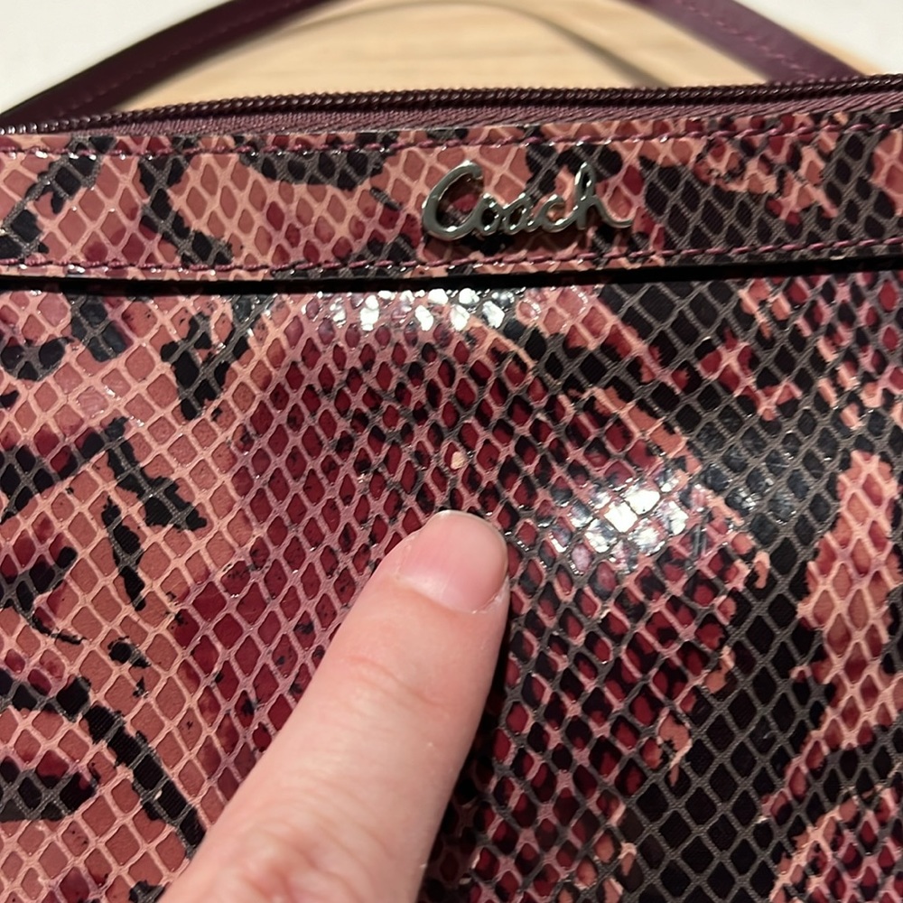 Coach Wristlet in Faux Python - Picture 6 of 6